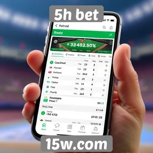 Plataforma 5h bet é acessível em dispositivos móveis
